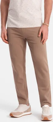 Zdjęcie produktu dla Ombre Clothing Męskie spodnie dresowe Xah brązowe S
