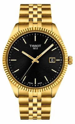 Productafbeelding van Herenuur Tissot Ballade, modelnummer 156.410.33.051.00, goud/zwart
