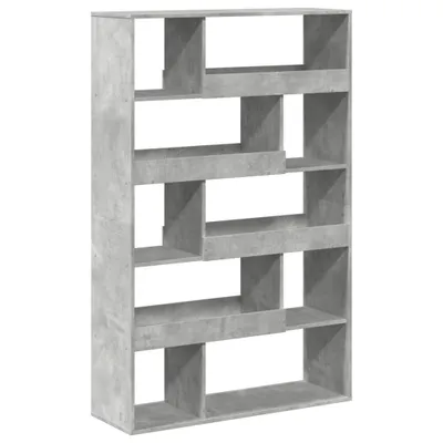 Obrázek produktu pro vidaXL Knihovna betonová šedá 100x33x156,5 cm materiál na bázi dřeva