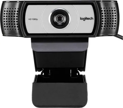 Zdjęcie produktu dla Logitech C930e, 1920 x 1080 px, Full HD, 30 fps, 4x, USB, Czarny