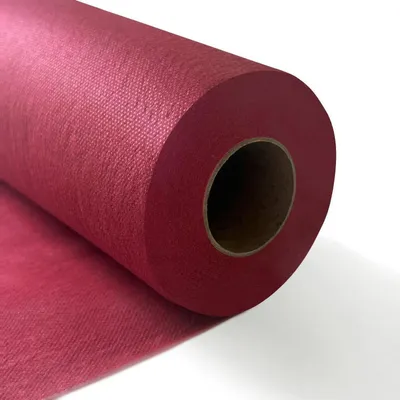 Immagine prodotto di Tovaglia da tavolo, 30 cm x 25 metri, colore rosso vino, realizzata in tessuto non tessuto, grammatura 30 g/㎡