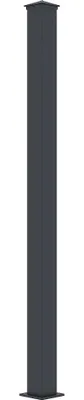 Produktbild von Torpfosten - Aluminium - B 15 cm x H 190 cm - Anthrazit - NERETO