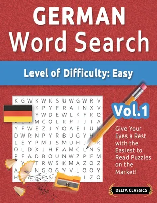 Produktbild von German Word Search - Level Of Difficulty