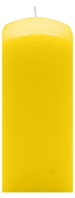 Produktbild von Quader Kerzen Citron Gelb 25 x Ø 6/6 cm, 4 Stück