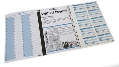 Produktbild von DURABLE Nachfüllsatz für Besucherbuch, 146465 englisch neutral