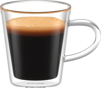 Obrázek produktu pro Siguro Hrnek z dvoustěnného skla Lungo, 200 ml, 2 ks