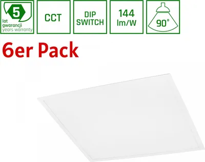 Immagine prodotto di Pannello LED Spectrum 62x62cm 25W/40W/45W 144lm/W CCT 3000K/4000K/6000K