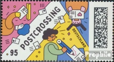 Produktbild von Briefmarken BRD (BR.Deutschland) 2022 Mi 3722 (kompl.Ausg.) postfrisch Postcrossing