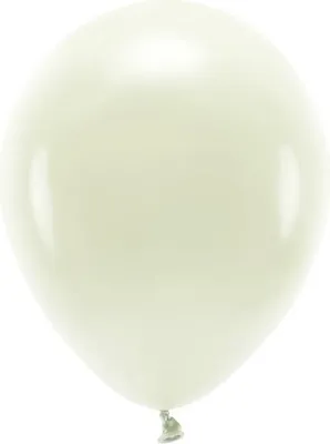 Produktbild von Öko-Luftballons 30cm Pastell, Creme (1 Packung / 100 Stück)