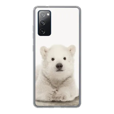 Produktbild von MuchoWow® Handyhülle Schutzhülle Hülle für Samsung Galaxy S20 FE Eisbär - Tiere - Kinder - Weiß - Jungen - Mädchen Silikon Softcase Handy Hülle - Abdeckung