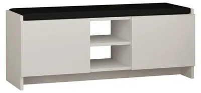 Immagine prodotto di Scarpiera in legno "Zulla" - 110 x 37 x 43 cm - Bianco