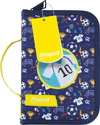 Immagine prodotto di maped 967806 maped Federmäppchen befüllt FUSSBALL Fussball 31-teilig, 20,5 x 13,5 cm