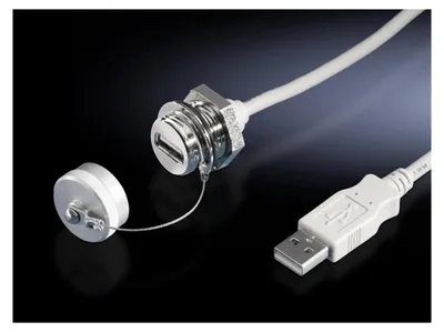 Image de Rittal - USB-Verlängerungskabel - USB (W) bis USB (M) - 2 m