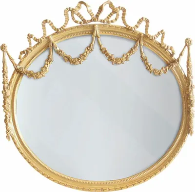 Produktbild von Casa Padrino Luxus Barock Massivholz Spiegel Gold 103 cm -  Italy