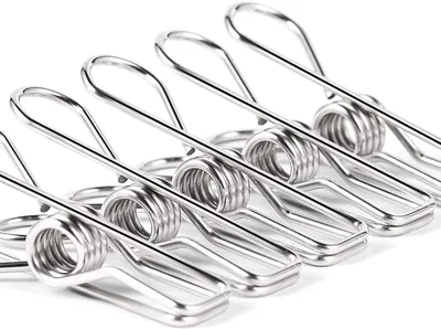 Produktbild von Wäscheklammern 28 Stück, Robustes Edelstahl, Rostfrei, Für den Außenbereich