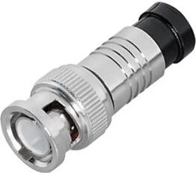 Produktbild von BNC-Kompressionsstecker für Kabel-Ø 6,0 - 6,2 mm vernickelt