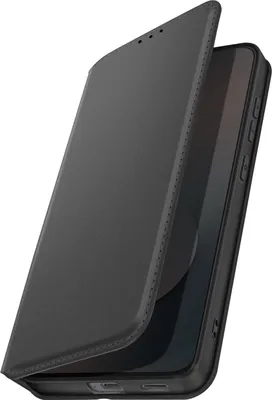 Zdjęcie produktu dla Avizar, magnetyczne etui portfelowe do Samsung Galaxy S25 FE z podstawką wideo, czarne