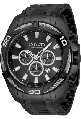 Immagine prodotto di Invicta Bolt 34136 Orologio da Uomo - Movimento al Quarzo - Acciaio Inossidabile con Quadrante Nero - 50 mm