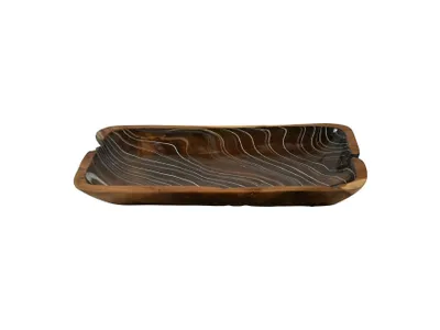 Produktbild von HSM Collection-Tablett-47x22x8-Natur/Weiß-Teak