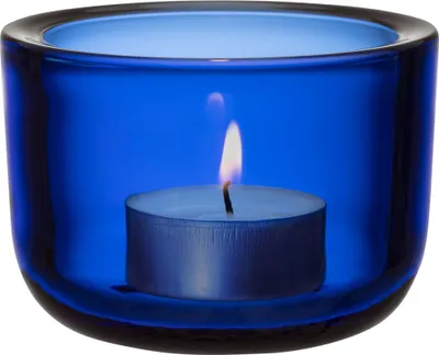 Produktbild von iittala Valkea Teelichthalter, ultramarinblau