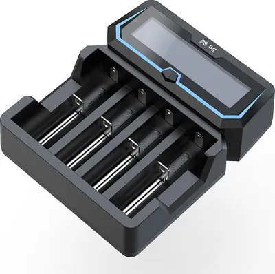 Produktbild von Ladegerät Xtar X4 Schnell Ladegerät für 4x Li-Ionen bzw Ni-Mh Akkus 21700er Akku und Powerbankfunktion