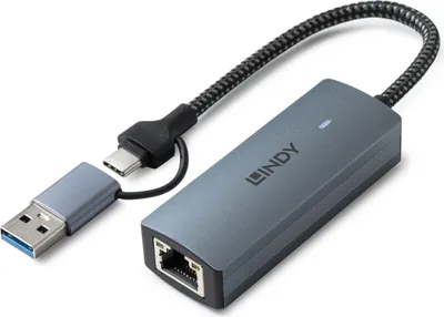 Obrázok produktu pre Lindy 43415 LINDY USB 3.2 Gen 1 auf 5G Ethernet Converter