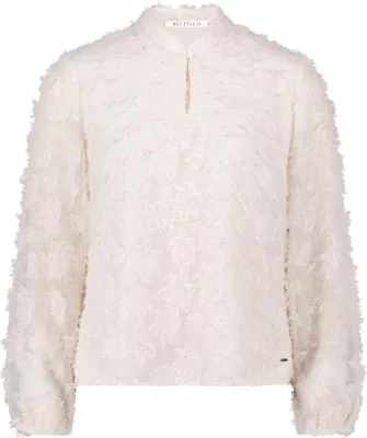 Produktbild von Betty & Co Bluse Langarm Stehkragen mit Raffung gemustert