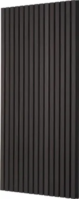 Produktbild von Akustikpaneele aus Holzlamellen, 23,6 x 47,2 Zoll, für moderne Wanddekoration, schwarze Eiche