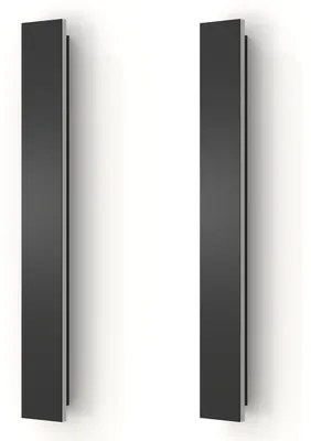 Produktbild von Calex Montevia Villa Wandlampe, Außenbeleuchtung, Warmweißes Indirekt Licht, LED, Wasserdicht, 60 cm, Schwarz, 2er Pack