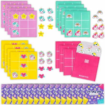 Imagen del producto de Bolsas de fiesta "Toe van Eenhoorns" con artículos para rellenar, pack de 16 unidades. Artículos para fiestas infantiles, regalos para fiestas infantiles. Bolsas de fiesta listas para usar