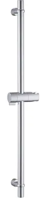 Produktbild von Duschstange 70 cm Edelstahl SUS304, verstellbare Halterung 360° drehbar, Wandmontage