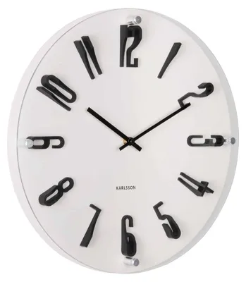 Produktbild von Karlsson - Wanduhr Esencia Elevated - Warmes Grau - Ø40cm