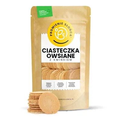 Zdjęcie produktu dla Ciasteczka Owsiane z Kminkiem 250 g