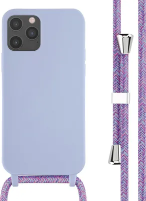 Obrázok produktu pre imoshion Silikónové puzdro s káblom pre Apple iPhone 12 (Pro) - Fialové