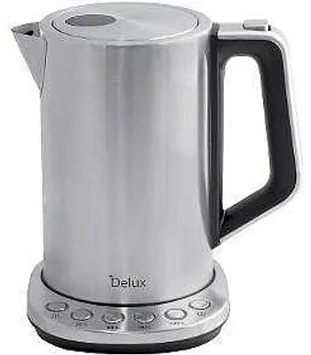 Zdjęcie produktu dla Orava Delux, 1,7 l, 2200 W, Stal nierdzewna, Stal nierdzewna, Regulowany termostat, Wskaźnik poziomu wody