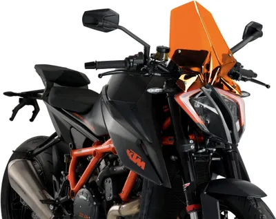 Obrázek produktu pro PUIG Naked touring screen oranžová ABE schváleno pro Ktm