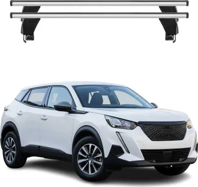 Obrázek produktu pro Základna střešního nosiče Menabo pro Peugeot 2008 II 2019-2025 hliníková šedá 2ks