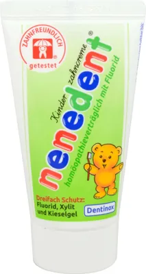 Produktbild von nenedent Kinderzahncre. homöopathievertr.m.Fluorid, 50 ml Zahncreme