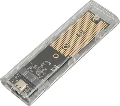 Zdjęcie produktu dla Zewnętrzna obudowa M.2 SATA SSD z obsługą USB 3.1 typu C 10 Gbit/s, beznarzędziowy adapter obudowy SSD NGFF NVME (nie dla dysków twardych)