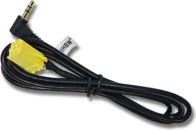 Produktbild von vhbw AUX Audio Adapter Kabel KFZ Radio (120 cm) kompatibel mit Smart ForTwo ab Bj. 2007 451 Auto, Autoradio