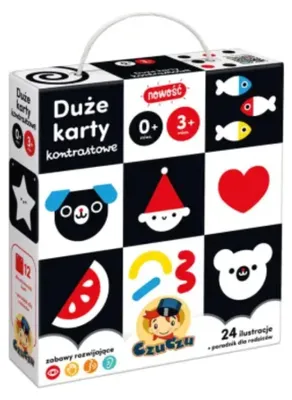 Zdjęcie produktu dla CzuCzu Duże karty kontrastowe