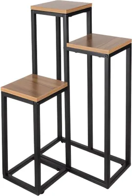 Obrázek produktu pro Ruhhy 25626 Stojan na květiny 67 x 34,5 x 34,5 cm, hnědý