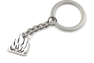 Zdjęcie produktu dla Onwomania brelok do kluczy z metalowym amuletem w aluminiowym pudełku, idealny na prezent