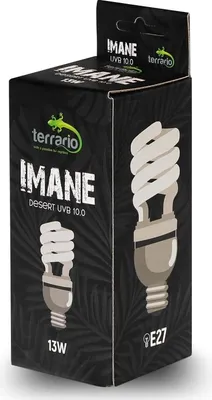 Zdjęcie produktu dla Terrario Imane Desert UVB - żarówka spiralna 10.0 13W Terrario