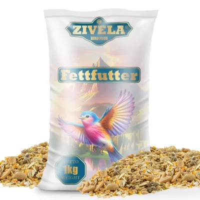 Imagen del producto de Alimento para aves silvestres, 1 kg. Mezcla de alimento para todo el año