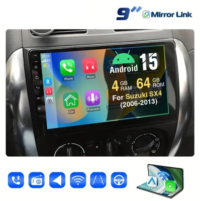 Produktbild von Android 15 Autoradio – Autoradio – Multimediasystem – Navigationssystem – Touchscreen-Radio