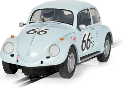 Image de Scalextric 560004498 1:32 VW Coccinelle #66 Bleu HD DPR