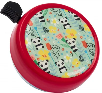 Produktbild von Liix Fahrradklingel Big Colour Bell , Panda - Rot