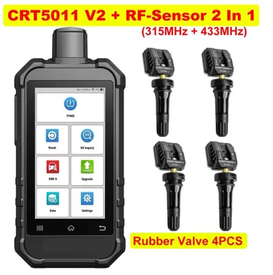 Immagine prodotto di Strumento diagnostico TPMS - Tester per sensori di pressione pneumatici - Monitoraggio della pressione pneumatici - Strumento di ripristino TPMS - Diagnostica OBD-II