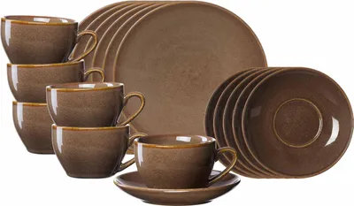 Immagine prodotto di Servizio da caffè Ritzenhoff & Breker Sahara, 18 pezzi - Marrone scuro